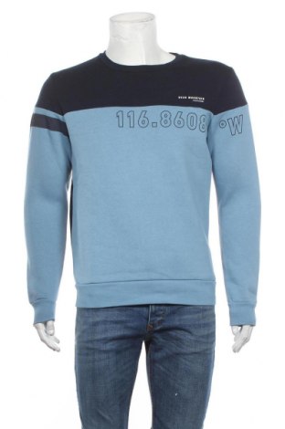 Herren Shirt Jack & Jones, Größe M, Farbe Blau, 65% Baumwolle, 35% Polyester, Preis 18,09 €