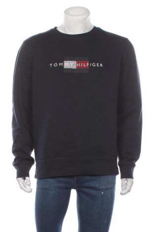 Pánske tričko  Tommy Hilfiger, Veľkosť XL, Farba Modrá, 70% bavlna, 30% polyester, Cena  65,67 €