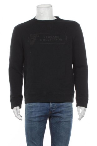Мъжка блуза Versace Collection, Размер L, Цвят Черен, Памук, Цена 227,37 лв.