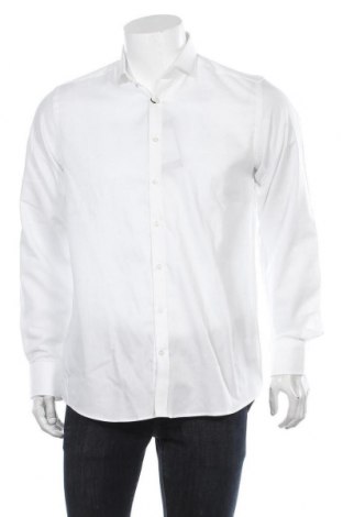 Herrenhemd Bruun & Stengade, Größe M, Farbe Weiß, Baumwolle, Preis 57,32 €