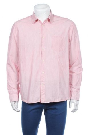Herrenhemd H&M L.O.G.G., Größe L, Farbe Rot, Baumwolle, Preis 18,09 €