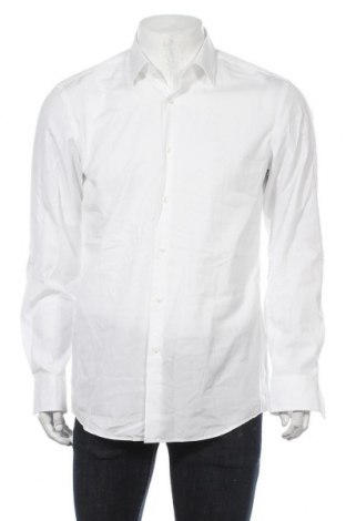 Мъжка риза Hugo Boss, Размер L, Цвят Бял, Памук, Цена 111,60 лв.
