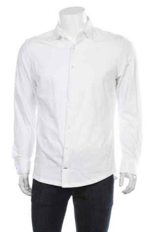 Мъжка риза Joop!, Размер L, Цвят Бял, 95% памук, 5% еластан, Цена 129,50 лв.