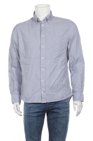 Ανδρικό πουκάμισο NN07, Μέγεθος L, Χρώμα Μπλέ, Βαμβάκι, Τιμή 23,38 €
