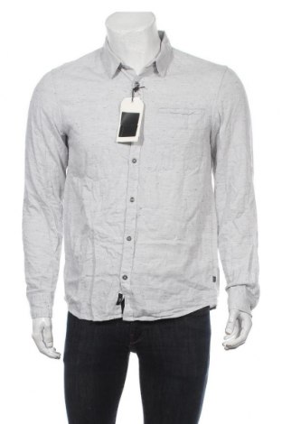 Pánska košeľa  Q/S by S.Oliver, Veľkosť M, Farba Sivá, 99% bavlna, 1% polyester, Cena  45,88 €