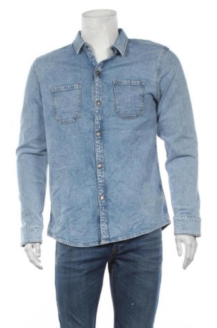 Ανδρικό πουκάμισο S.Oliver, Μέγεθος L, Χρώμα Μπλέ, 99% βαμβάκι, 1% ελαστάνη, Τιμή 17,32 €