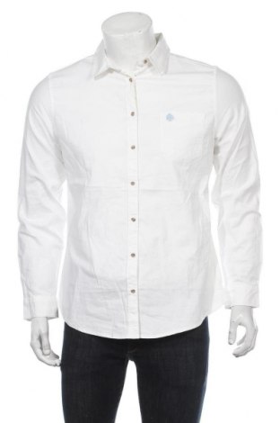 Męska koszula Springfield, Rozmiar XL, Kolor Biały, 98% bawełna, 2% elastyna, Cena 110,08 zł