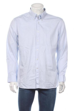 Herrenhemd T.M.Lewin, Größe XL, Farbe Blau, 91% Baumwolle, 9% Elastan, Preis 26,44 €