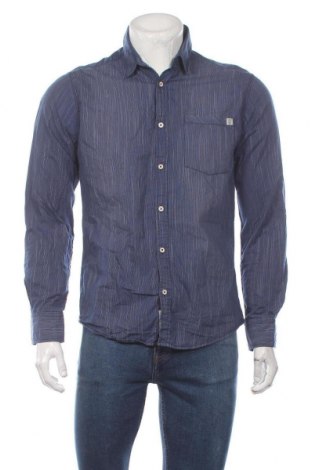 Herrenhemd Unlocked, Größe M, Farbe Blau, Baumwolle, Preis 18,09 €