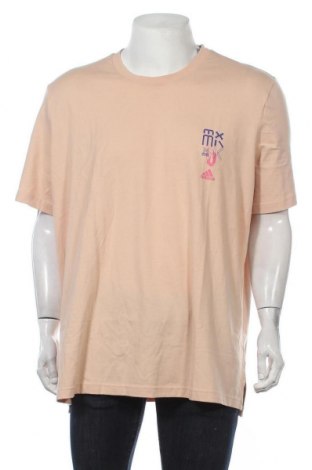 Herren T-Shirt Adidas, Größe XXL, Farbe Grau, Baumwolle, Preis 30,23 €