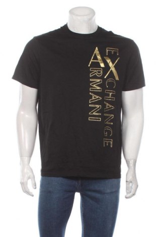 Tricou de bărbați Armani Exchange, Mărime L, Culoare Negru, Bumbac, Preț 211,84 Lei
