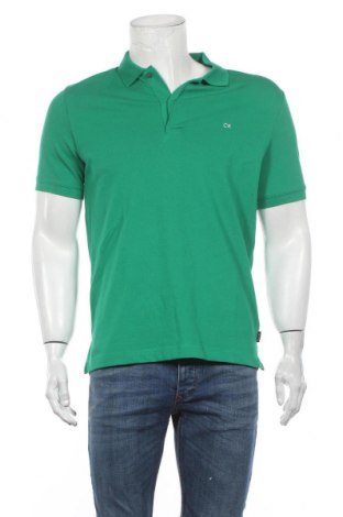Tricou de bărbați Calvin Klein, Mărime M, Culoare Verde, 96% bumbac, 4% elastan, Preț 227,96 Lei