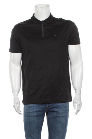 Ανδρικό t-shirt Emporio Armani, Μέγεθος XL, Χρώμα Μαύρο, 70% lyocell, 30% βαμβάκι, Τιμή 88,53 €