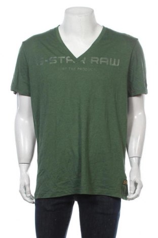 Herren T-Shirt G-Star Raw, Größe XXL, Farbe Grün, 60% Baumwolle, 40% Polyester, Preis 61,93 €