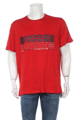Herren T-Shirt George, Größe XXL, Farbe Rot, Baumwolle, Preis 12,37 €