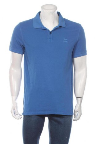 Herren T-Shirt Hugo Boss, Größe L, Farbe Blau, Baumwolle, Preis 69,67 €