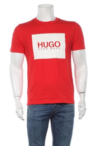 Pánske tričko  Hugo Boss, Veľkosť S, Farba Červená, Bavlna, Cena  60,98 €
