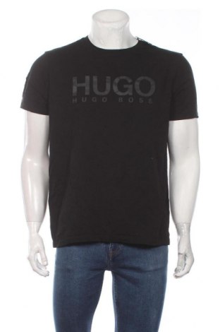 Ανδρικό t-shirt Hugo Boss, Μέγεθος L, Χρώμα Μαύρο, Βαμβάκι, Τιμή 53,27 €