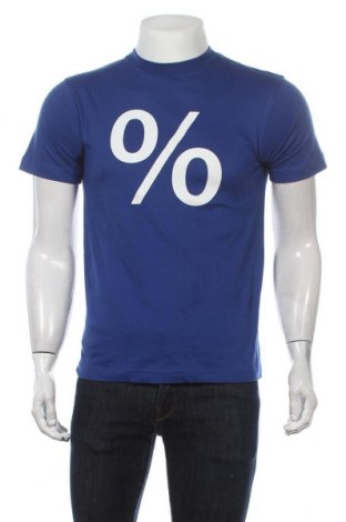 Мъжка тениска James & Nicholson, Размер S, Цвят Син, Памук, Цена 20,80 лв.
