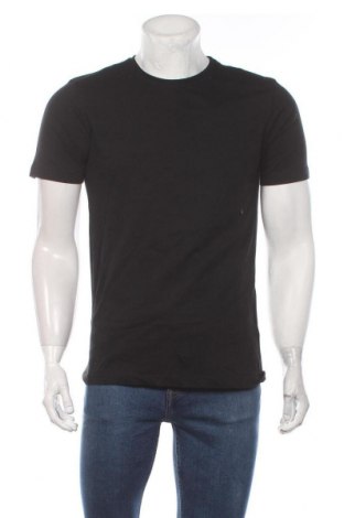 Мъжка тениска Knowledge Cotton Apparel, Размер M, Цвят Черен, Памук, Цена 57,85 лв.