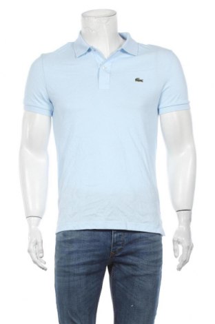 Herren T-Shirt Lacoste, Größe M, Farbe Blau, Baumwolle, Preis 70,36 €