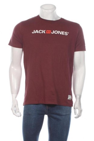Ανδρικό t-shirt Originals By Jack & Jones, Μέγεθος L, Χρώμα Κόκκινο, Βαμβάκι, Τιμή 14,29 €