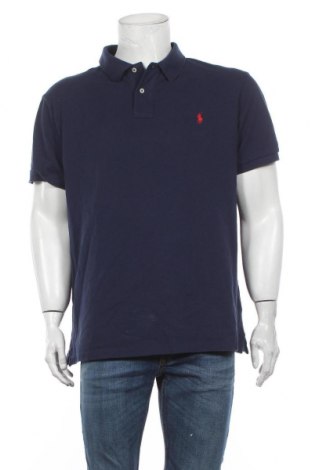 Ανδρικό t-shirt Polo By Ralph Lauren, Μέγεθος XXL, Χρώμα Μπλέ, Βαμβάκι, Τιμή 68,19 €