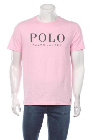 Ανδρικό t-shirt Polo By Ralph Lauren, Μέγεθος L, Χρώμα Ρόζ , Βαμβάκι, Τιμή 76,80 €