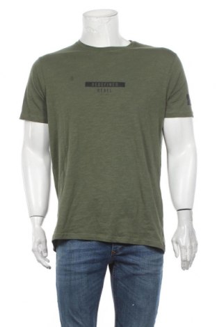 Pánské tričko  Rebel, Velikost L, Barva Zelená, Bavlna, Cena  278,00 Kč