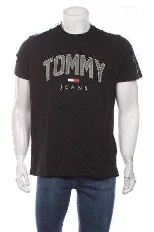 Tricou de bărbați Tommy Hilfiger, Mărime L, Culoare Negru, Bumbac, Preț 147,53 Lei