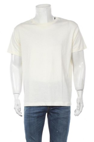 Herren T-Shirt Weekday, Größe S, Farbe Ecru, Baumwolle, Preis 20,63 €