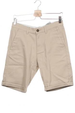 Мъжки къс панталон Jack & Jones, Размер S, Цвят Бежов, 98% памук, 2% еластан, Цена 17,25 лв.