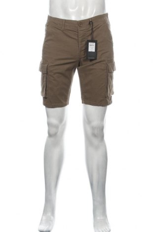 Pantaloni scurți de bărbați Only & Sons, Mărime S, Culoare Maro, 98% bumbac, 2% elastan, Preț 104,77 Lei