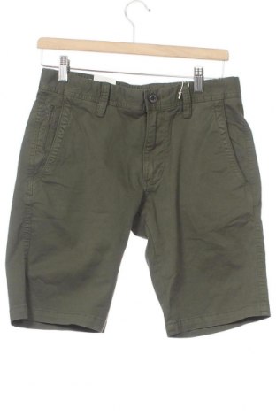 Мъжки къс панталон S.Oliver, Размер S, Цвят Зелен, 98% памук, 2% еластан, Цена 24,75 лв.