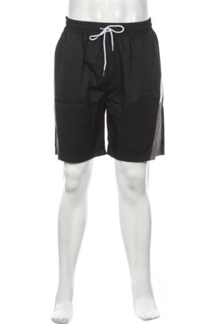 Ανδρικό κοντό παντελόνι SHEIN, Μέγεθος XL, Χρώμα Μαύρο, 80% πολυεστέρας, 20% βαμβάκι, Τιμή 14,07 €