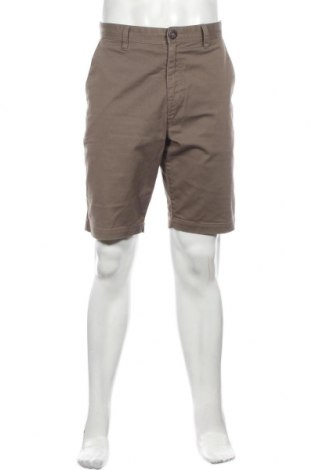 Мъжки къс панталон Volcom, Размер L, Цвят Кафяв, 59% памук, 39% полиестер, 2% еластан, Цена 32,20 лв.