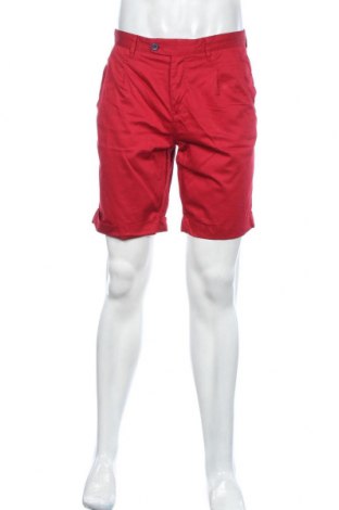 Мъжки къс панталон Zara Man, Размер M, Цвят Червен, Памук, Цена 24,00 лв.