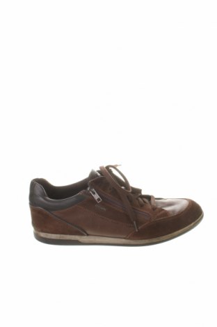 Мъжки обувки Geox, Размер 44, Цвят Кафяв, Естествен велур, естествена кожа, Цена 67,20 лв.