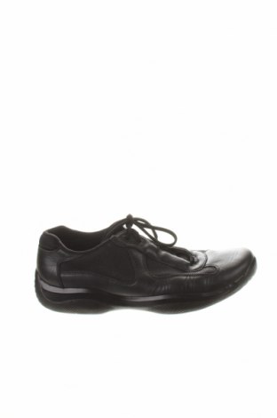 Ανδρικά παπούτσια Prada, Μέγεθος 45, Χρώμα Μαύρο, Γνήσιο δέρμα, κλωστοϋφαντουργικά προϊόντα, Τιμή 98,72 €