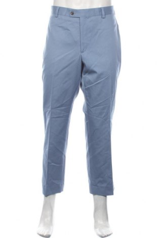 Мъжки панталон Dressmann, Размер XL, Цвят Син, 65% полиестер, 35% памук, Цена 20,21 лв.
