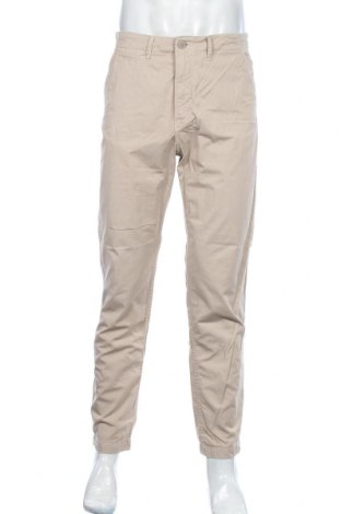 Мъжки панталон H&M L.O.G.G., Размер M, Цвят Бежов, Памук, Цена 35,00 лв.