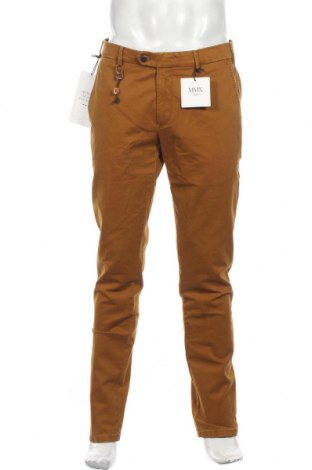 Pantaloni de bărbați MMX, Mărime L, Culoare Maro, 82% bumbac, 15% bumbac, 3% elastan, Preț 803,62 Lei