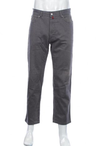 Pantaloni de bărbați Pierre Cardin, Mărime M, Culoare Gri, 78% bumbac, 20% poliester, 2% elastan, Preț 134,87 Lei