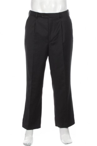 Pantaloni de bărbați Pierre Cardin, Mărime L, Culoare Negru, 100% lână, Preț 157,89 Lei