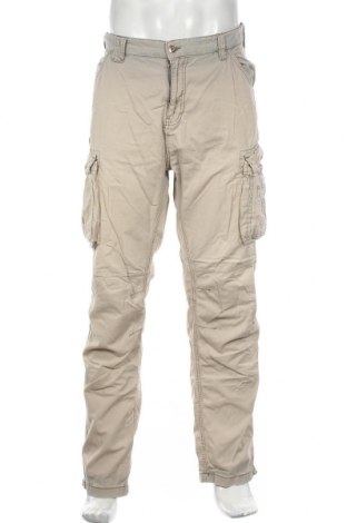 Ανδρικό παντελόνι Schott, Μέγεθος XL, Χρώμα  Μπέζ, Βαμβάκι, Τιμή 60,98 €