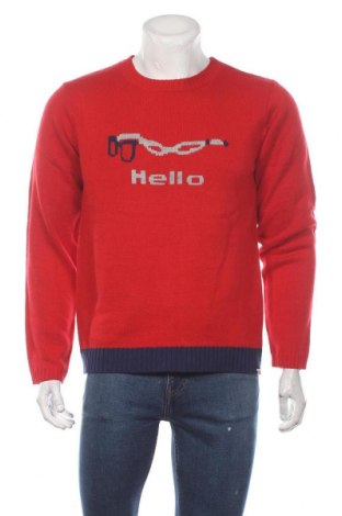 Мъжки пуловер Chums, Размер L, Цвят Червен, Цена 67,20 лв.