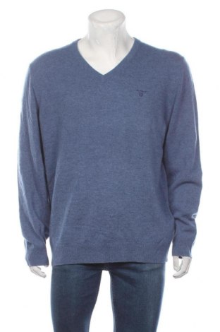 Ανδρικό πουλόβερ Gant, Μέγεθος XXL, Χρώμα Μπλέ, Μαλλί, Τιμή 84,67 €
