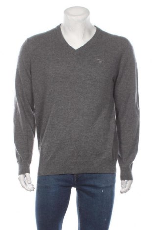 Ανδρικό πουλόβερ Gant, Μέγεθος L, Χρώμα Γκρί, Τιμή 34,02 €