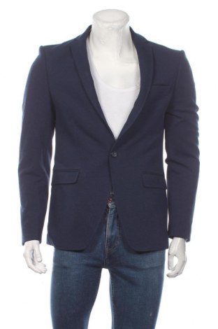 Pánske sako , Veľkosť XL, Farba Modrá, 65% bavlna, 30% polyester, 5% elastan, Cena  18,14 €