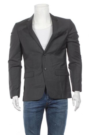 Ανδρικό σακάκι Calvin Klein, Μέγεθος M, Χρώμα Γκρί, Μαλλί, Τιμή 180,60 €